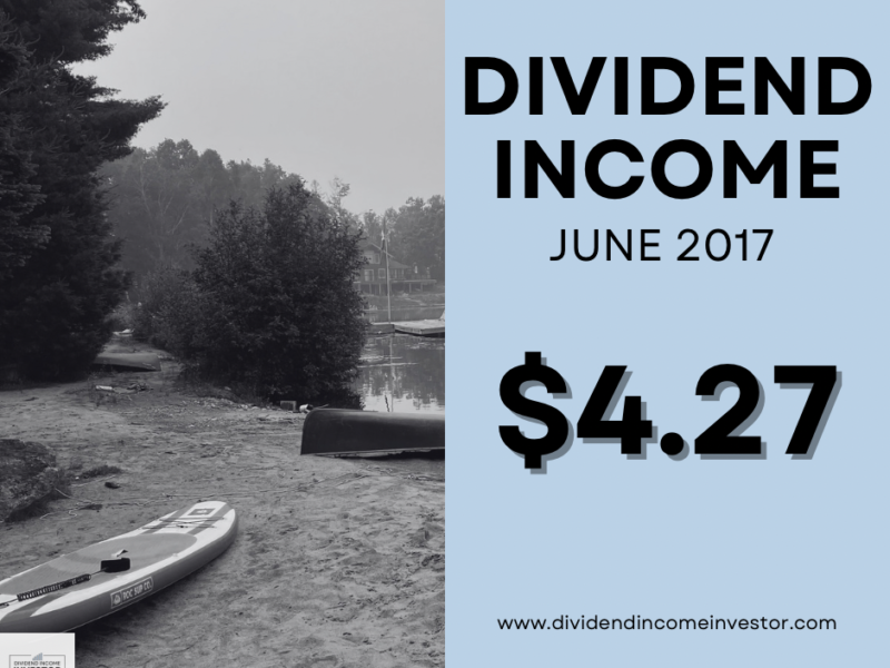 Dividend Income Update June 2017