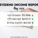 Dividend Income Report for May 2020 (50.58% YoY Growth)