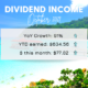 Dividend Income October 2021 — 91% YoY Growth