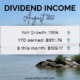 Dividend Income August 2022 — 110% YOY Growth
