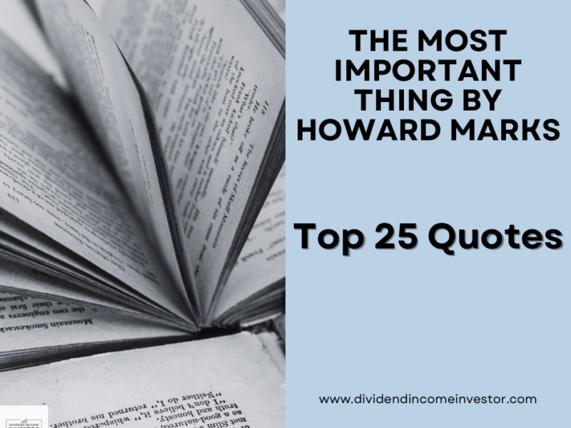The Most Important Thing Book By Howard Marks (Top 25 Quotes)